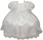 GIRLS CHRISTENING DRESS (0512025) WHITE